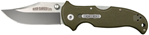 132858 Cold Steel CS21A Bush Ranger Lite 3.50" Folding Clip Point Plain 8Cr13MoV SS Bla