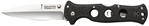 132866 Cold Steel CS10AB Counter Point I 4" Folding Spear Point Plain Satin AUS-10A SS