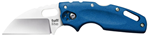 132868 Cold Steel CS20LTB Tuff Lite 2.50" Folding Sheepsfoot Plain AUS-8A SS Blade/Blue