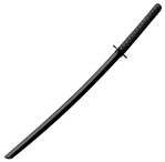 132890 Cold Steel CS92BKKC Bokken Training Sword 30" Fixed Plain Black Polypropylene
