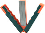 Fortune Prodinc 133037 AccuSharp 077C Diamond Paddle Folding Fine, Coarse Diamond Sharpener Gray/Orange