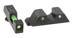 TRJ601102 Trijicon 601102 DI Night Sight Set Interchangeable Tritium/Fiber Optic Green wit