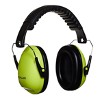 133228 Allen 2327 Sound Shield Foldable Safety Muff 21 dB Over the Head Padded Green Ea