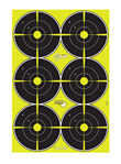 Allen 133267 EZ-Aim 15355 Splash Reactive Target Bullseye Paper Hanging 12.50" W X 18.25" H B