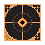 Allen 133269 EZ-Aim 15376 Splash Reactive Target Self-Adhesive Paper Black/Orange 12" Bullsey