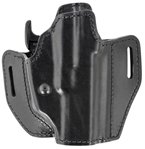 133358 Bianchi 58351 Assent Pro-Fit OWB Black Leather Size 83 Belt Slide Mount Right Ha