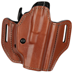 133360 Bianchi 38351 Assent Pro-Fit OWB Tan Leather Size 83 Belt Slide Mount Right Hand