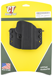 Comp-tac Victor 133428 Comp-Tac  Warrior Stealth Black Kydex OWB S&W M&P 9EZ Right Hand