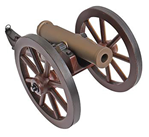 Traditions Inc 133552 Traditions CN8061 Mountain Howitzer Mini Cannon 50 CAL Burnt Bronze Smooth Bore
