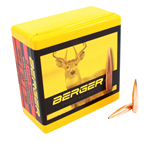 Berger Bullet/c 133589 Berger Bullets 25586 Elite Hunter  25 Cal .257 133 gr Boat-Tail (BT) 100 Per Box