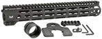 133744 Midwest Industries MIG4M12625 Tactical G4M Handguard AR-15 Black Hardcoat Anodiz