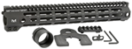 133745 Midwest Industries MIG4M13375 Tactical G4M Handguard AR-15 Black Hardcoat Anodiz