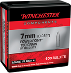 Winchester Ammu 133800 Winchester Ammo  Centerfire Rifle Reloading 7mm .284 150 gr Power-Point (PP) 100