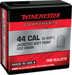 Winchester Ammu 133860 Winchester Ammo  Centerfire Handgun Reloading 44 Mag .430 200 gr Soft Point (SP)