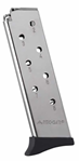Mecgar 133944 Mec-Gar MGBT3808N OEM  Nickel Detachable with Finger Rest 8rd 380 ACP for Bersa