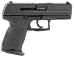 Heckler & Koch  HK 81000039 P2000 V2 LEM 9mm Luger 3.66" 10+1 (2) Black Black Steel Slide Black