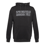 134399 Springfield Armory GEP1663S Springfield Flag Logo Men's Charcoal Gray Long Sleev