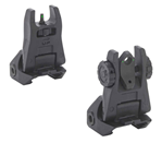 134601 Meprolight USA 404100 Flip Up Backup AR-15 Tritium Green Tritium Black