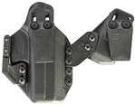 134627 Blackhawk 416176BK Stache Premium  76 Black Polymer IWB Fits Glock 48 Ambidextro