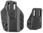 134628 Blackhawk 416170BK Stache Inside-The-Waistband 70 Black Polymer IWB Sig P365 Amb