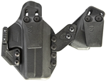 134630 Blackhawk 416163BK Stache Inside-The-Waistband 63 Black Polymer IWB S&W Shield 9