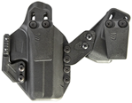134631 Blackhawk 416149BK Stache Inside-The-Waistband 49 Black Polymer IWB Ruger EC9 Am