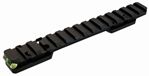 Talley Manufact 134790 Talley PXM735ACI Browning X-Bolt Picatinny Rail w/ Anti-Cant Indicator Black Ano