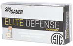 1348 Sig Sauer E9MMA150 Elite V-Crown  9mm Luger 115 gr Jacketed Hollow Point (JHP) 5