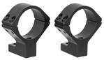 Talley Manufact 134894 Talley 750759 Scope Ring Set  For Rifle Tikka T1/T1X High 30mm Tube Black Anodiz
