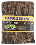 Camo Unlimited 135552 Camo Systems 9560 Burlap  Timber Camo 54" x 12'