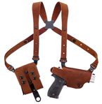 135690 Galco CL2636 Classic Lite 2.0 Shoulder System made of Leather with Natural Finis