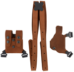 135693 Galco CL2800 Classic Lite 2.0 Shoulder System made of Leather with Natural Finis