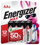 Rayovac (energi 135699 Energizer E91MP-8 AA Max 1.5 volts Alkaline