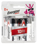 Rayovac (energi 135703 Energizer E95BP-4 D Max 1.5 volts Alkaline