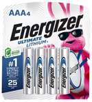 Rayovac (energi 135705 Energizer L92BBP-4.H3 AAA Ultimate Lithium 1.5 volts Lithium