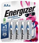 Rayovac (energi 135706 Energizer L91SBP-8.H3 AA Ultimate Lithium 1.5 volts Lithium