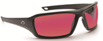 Gsm Outdoors 136312 Walker's GWPIKNFF2ROS Ballistic Eyewear IKON Forge Rose Lens with Matte Black Fu
