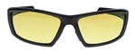 Gsm Outdoors 136313 Walker's GWPIKNFF4AMB Ballistic Eyewear IKON Vector Amber Lens with Matte Black