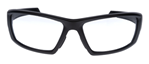 Gsm Outdoors 136314 Walker's GWPIKNFF4CLR Ballistic Eyewear IKON Vector Clear Lens with Matte Black