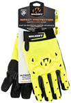 Gsm Outdoors 136333 Walker's GWP-SF-HVFFPUIL2-SM Cold Weather Impact Protection Black/Yellow Synthet