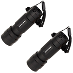 Gsm Outdoors 136344 Cyclops CYC-FL14-2PK FL14  Black Anodized Aluminum White 80 Lumens 14 LED 60 Met
