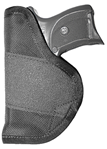 Gsm Outdoors 136375 Crossfire Shooting Gear CRF-GRPSA1M-1 The Grip Holster 01 Black Rubber Grip Fabr