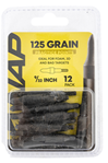 Gsm Outdoors 136396 NAP NAP-60-P3DP-932X 3D Practice Points Field Tips Fixed 125 grain Black
