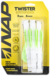 Gsm Outdoors 136415 NAP NAP-60-638 Quickfletch Twister Fletching White/Green/Green