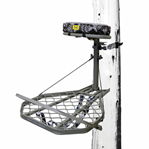 Gsm Outdoors 136421 Hawk HWK-HF2025 Helium Pro Hang-On Gray Powder-Coating Aluminum 24" W x 30" D