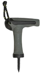 Gsm Outdoors 136430 Hawk HWK-HA3015 Jab Handle Tree Hook Black 2.50"