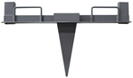 136494 Birchwood Casey 2390MTS Metal Target Stand  Gray Standing Steel 24" Standing
