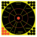 136553 Birchwood Casey 34075 Shoot-N-C Handgun Trainer Bullseye Adhesive Paper Target 1