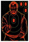 136556 Birchwood Casey 34647 Shoot-N-C Bad Guy Bad Guy Silhouette Adhesive Paper Target