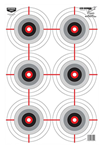 136574 Birchwood Casey 37063 EZE-Scorer Bull's-Eye Bullseye Paper Target 12" x 18" 100